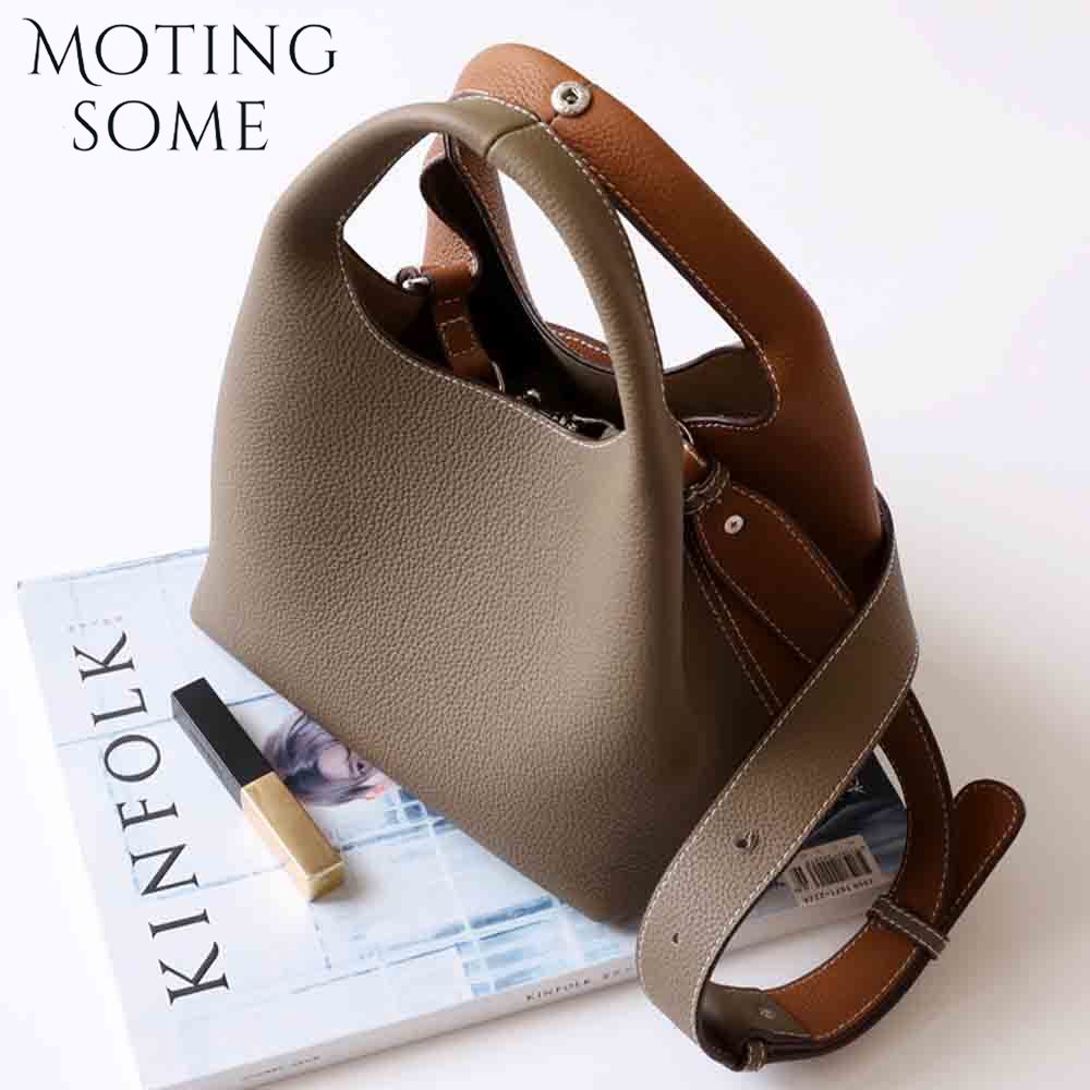 Interior Design Texture - Motingsome Patchwork Stil Frauen Eimer Tasche