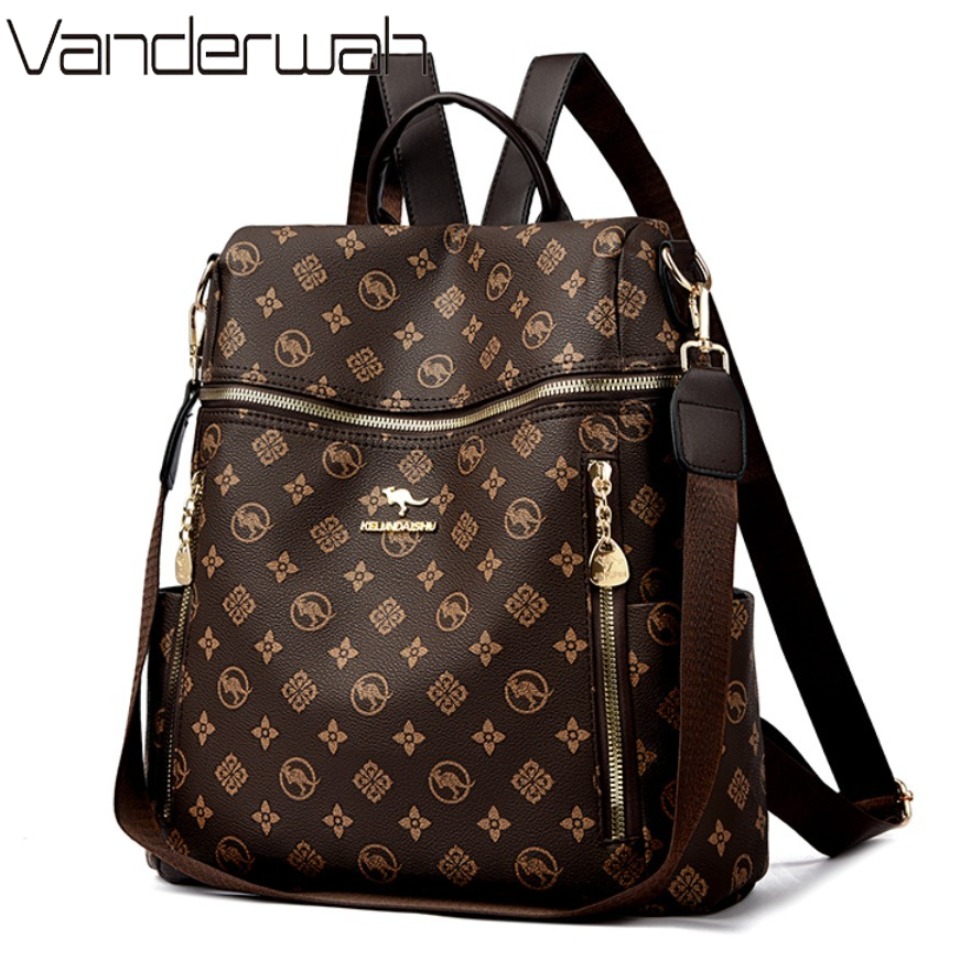 Interior Design Women - Echte Marke frauen Weiche Leder Rucksack