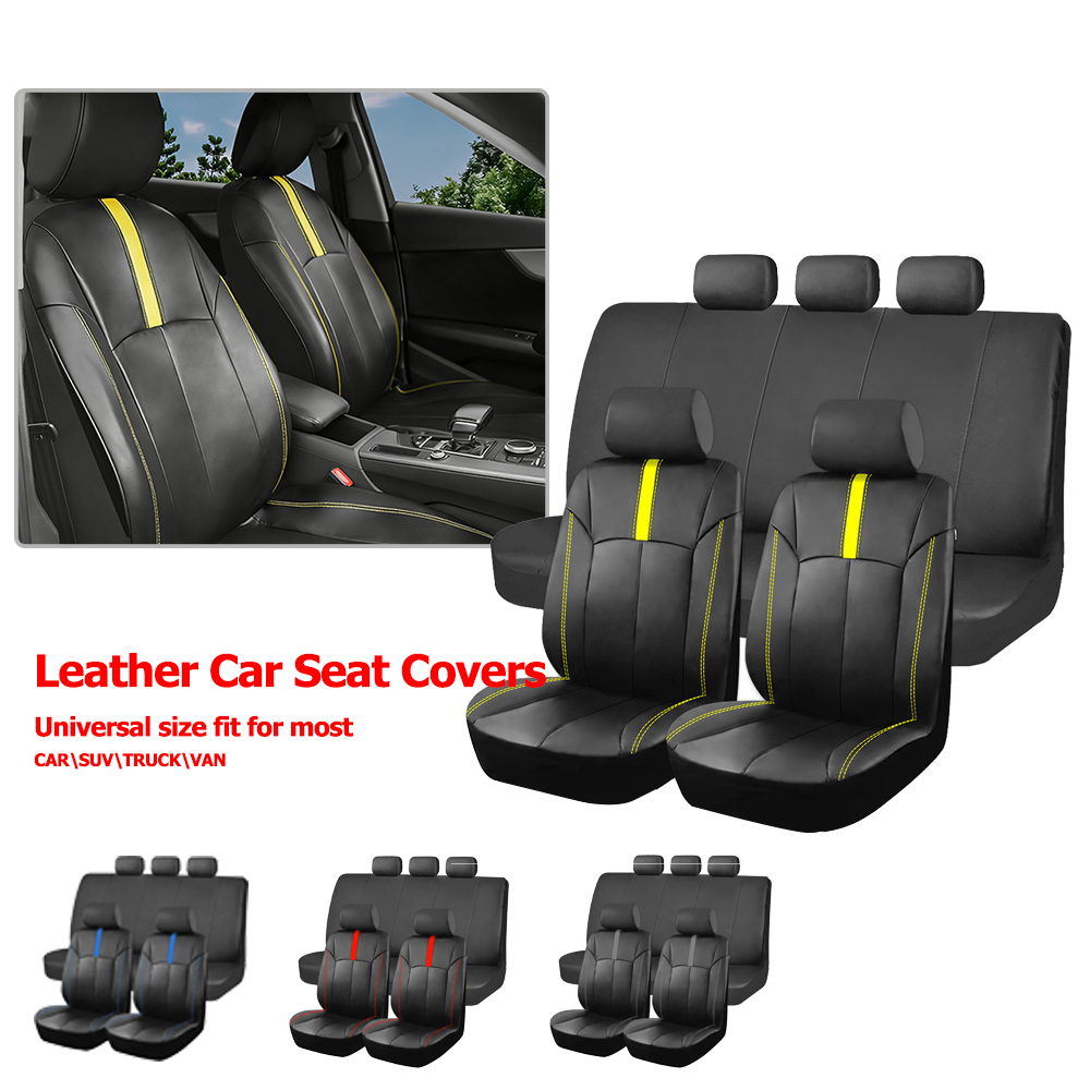 Interior Design Product - Universelle PU-Leder-Autositzbezüge, passend für die meisten
