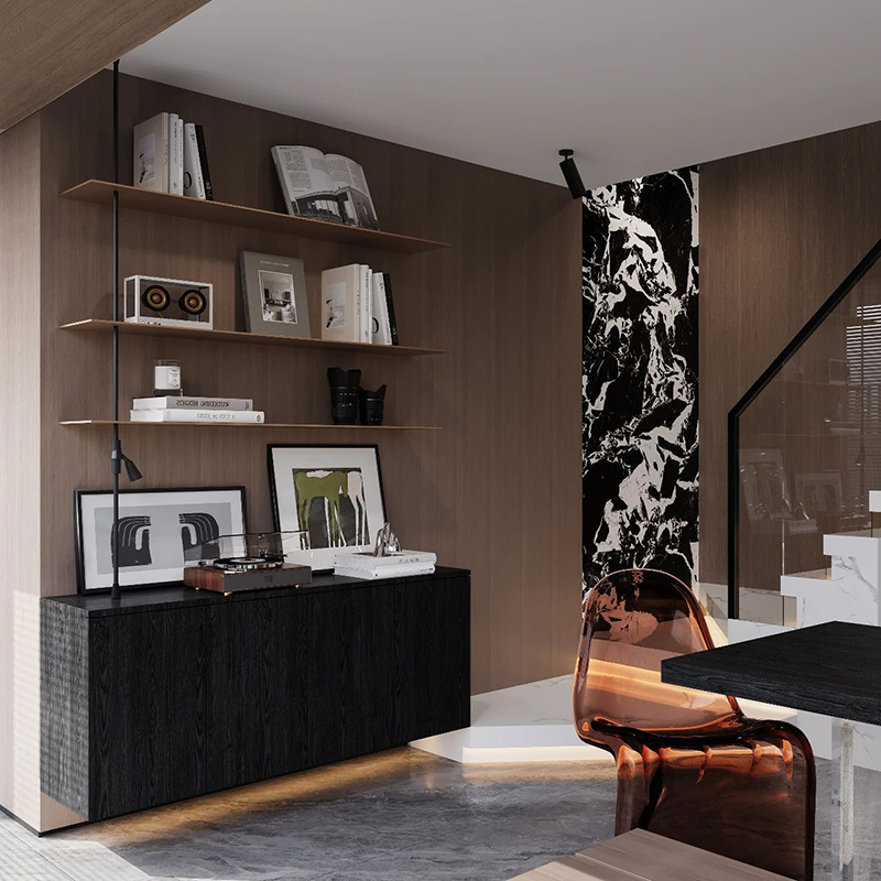 Interior Design Build - Modernes 3D-geprüftes Villa-Innendesign mit One-Stop-Baumaterialien für