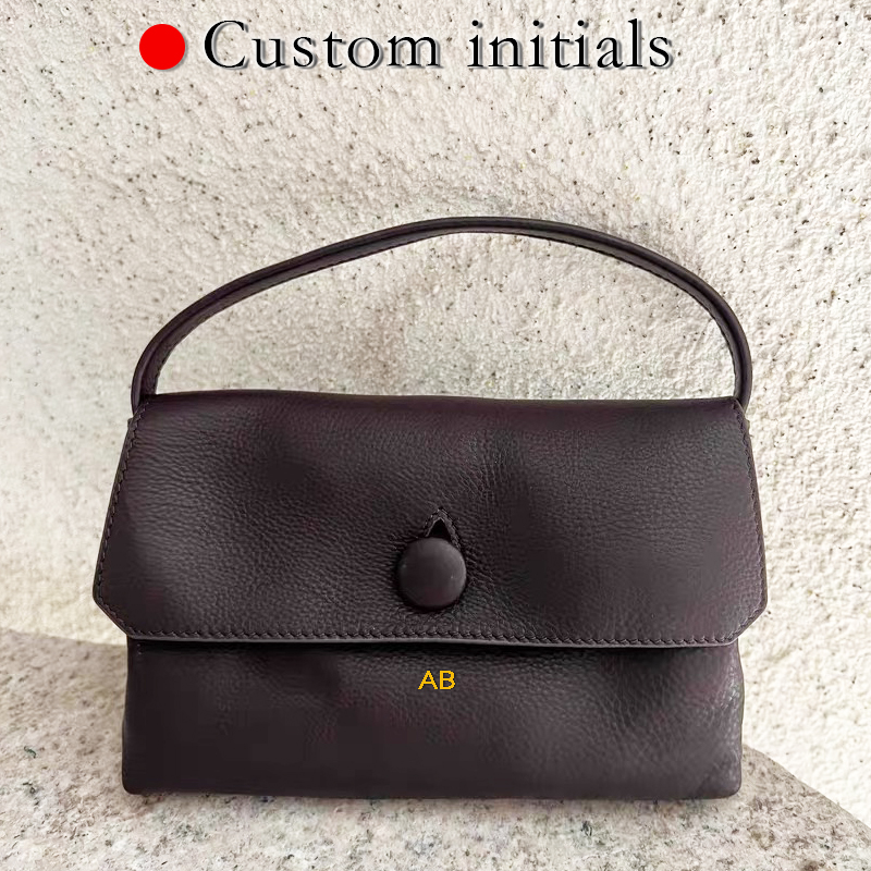 Interior Design Women - Benutzerdefinierte Initialen aus echtem Leder, Mini-Taschen