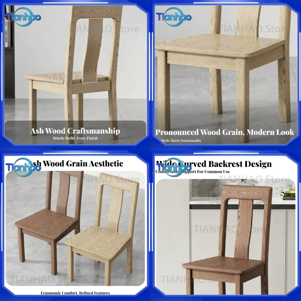 Interior Design Build - Spindle Rückenlehnstuhl mit gewebtem Sitz, ergonomische