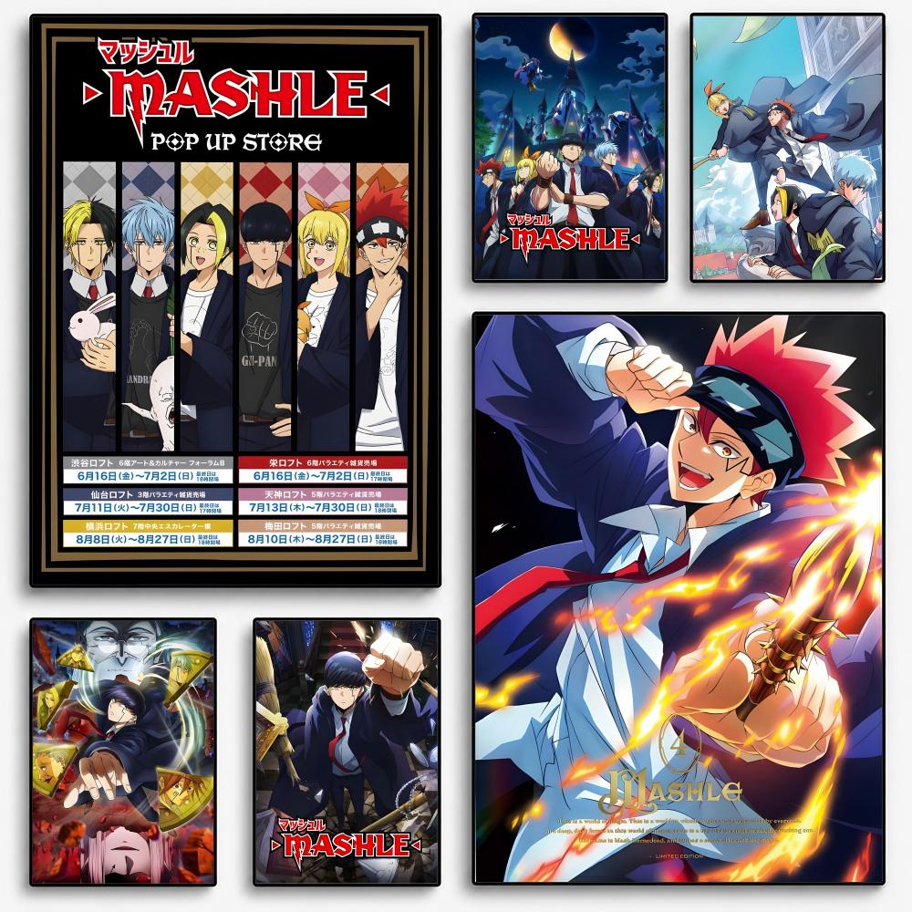 Interior Design Poster - Mashle Magic and Muscles Anime-Poster, Raumdekoration,