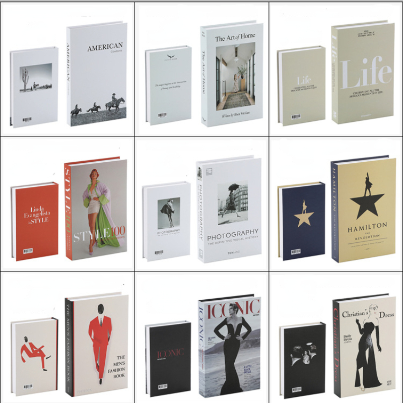 Interior Design Book - Mode Gefälschte Bücher für Home Dekoration