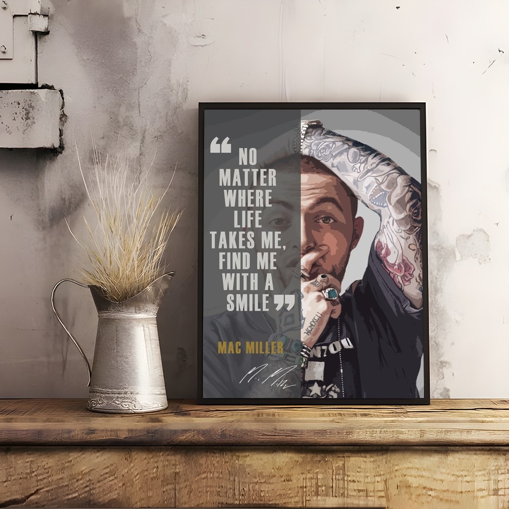 Rapper M-Mac Miller Poster, Ra – Interior Design Poster Bewertung und Preis