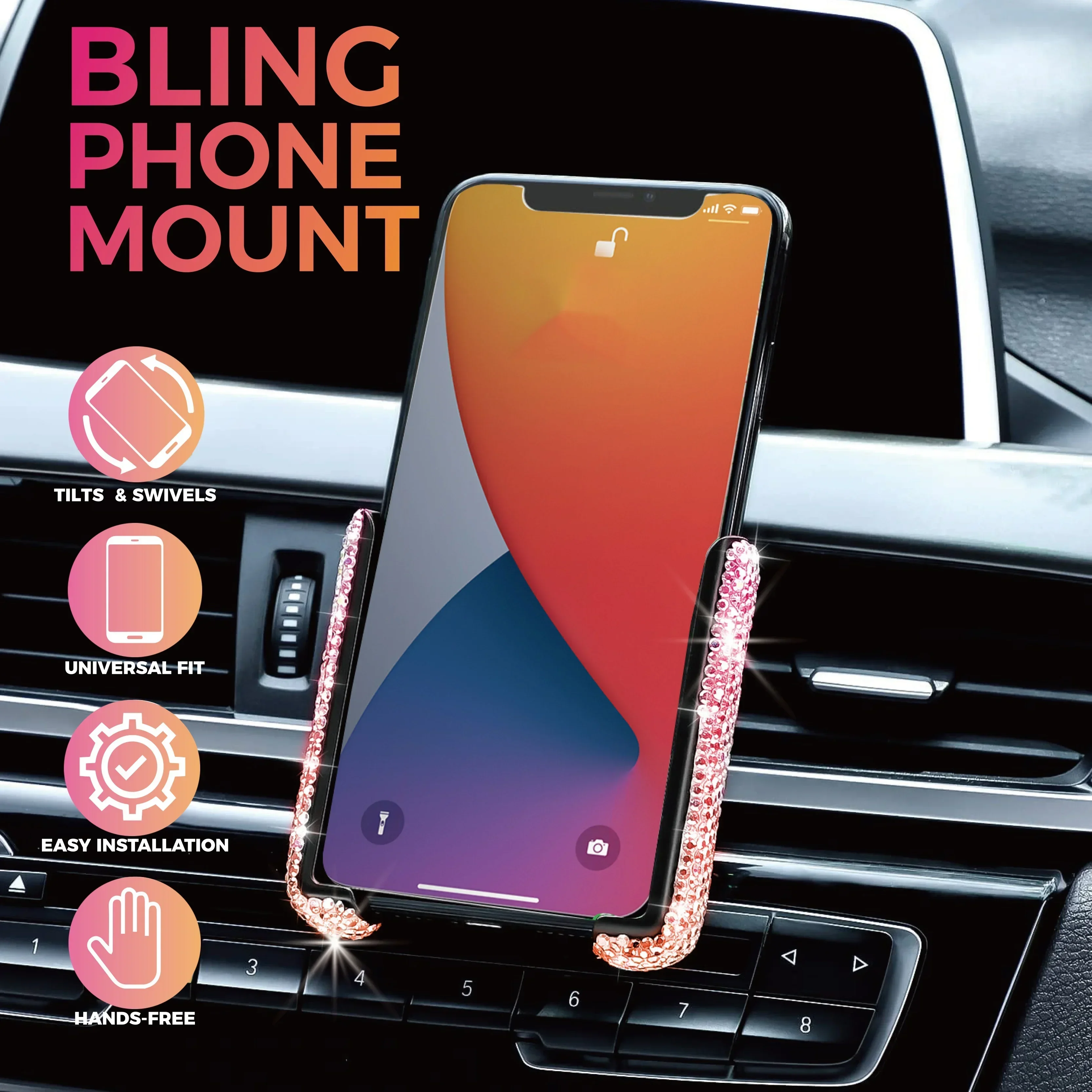 NEUER Auto-Handyhalter mit Dia – Interior Design Texture Bewertung und Preis