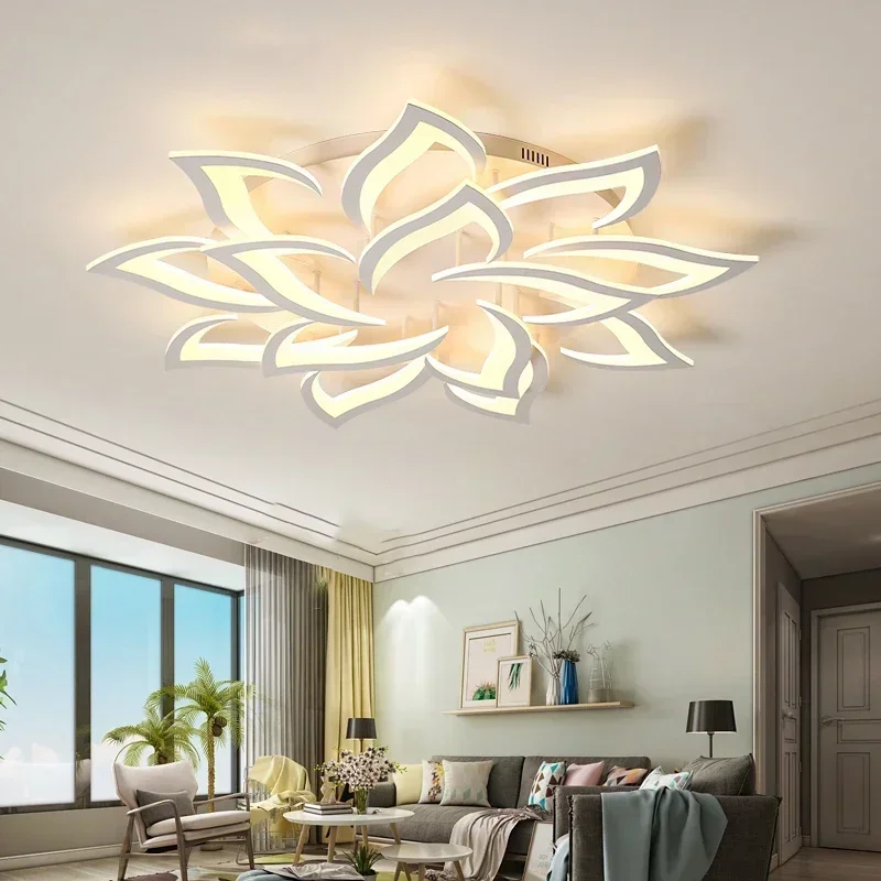 Designer LED Blütenblatt Kronl – Interior Design Living Room And Kitchen Bewertung und Preis