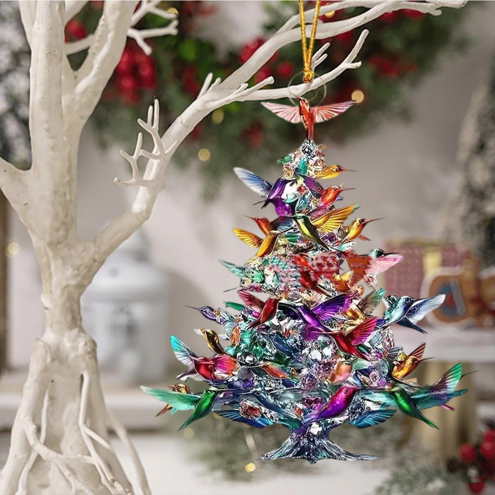 8 cm 2D-Acryl-Vogelornamente f – Interior Design Xmas Bewertung und Preis