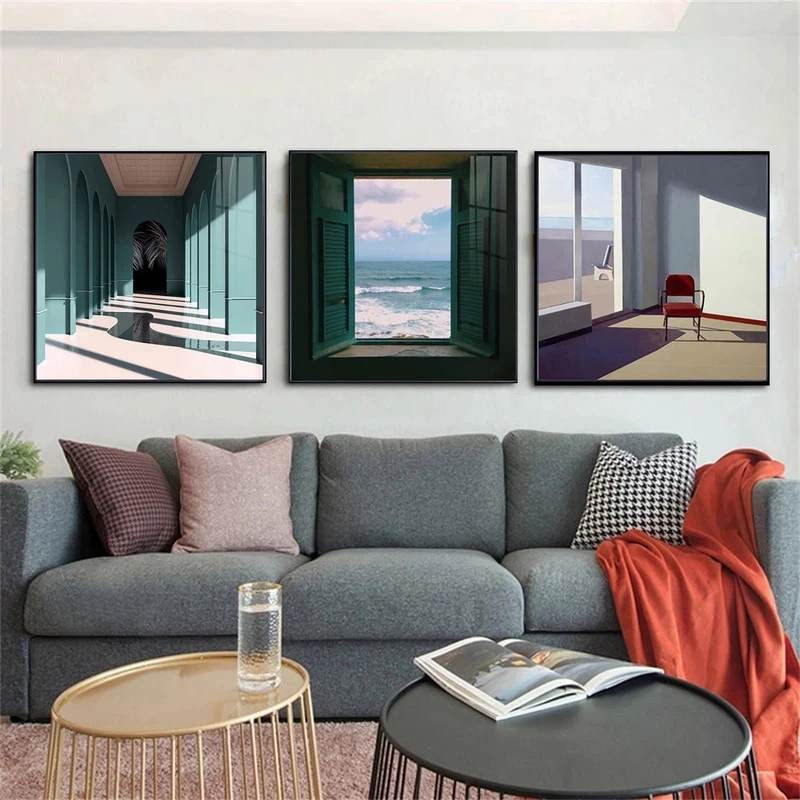 Nordic Fenster Außerhalb Lands – Interior Design Poster Bewertung und Preis