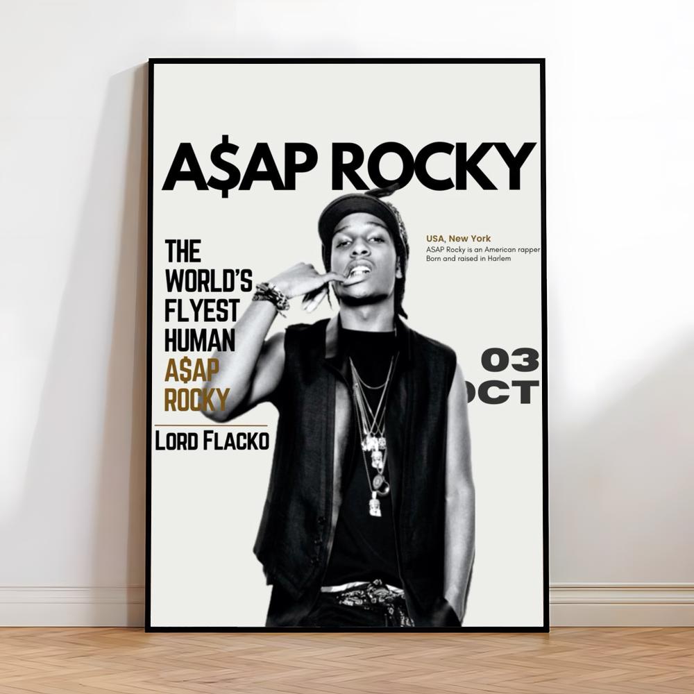 A-AP Rocky A-ASAP Rap Album Ma – Interior Design Poster Bewertung und Preis