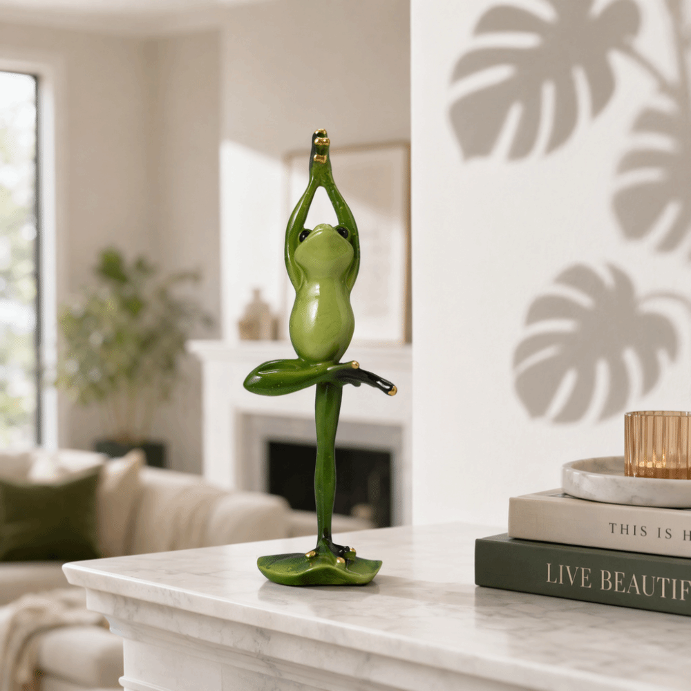 Harz-Yoga-Posen-Figur: Amphibi – Interior Design Product Bewertung und Preis