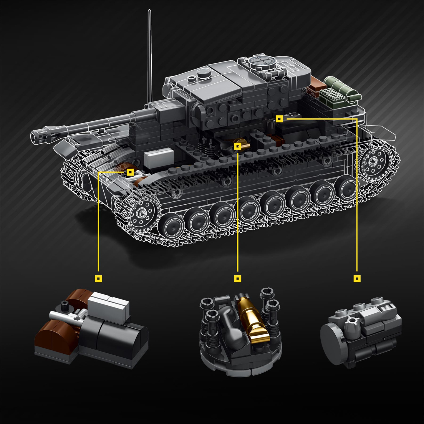 Panzer im Maßstab 1:35 Nr. 4 T – Interior Design Build Bewertung und Preis
