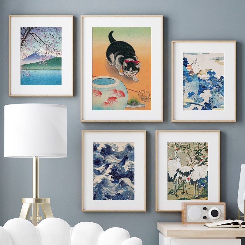 Japanische Katsushika Hokusai  – Interior Design Poster Bewertung und Preis