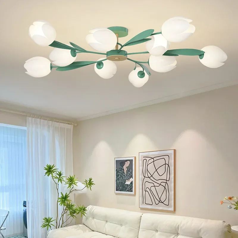 Kronleuchter mit Blumendesign, – Interior Design Living Room And Kitchen Bewertung und Preis